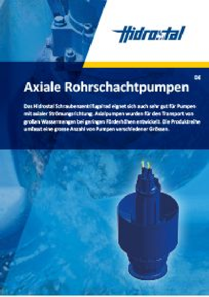 Axiale Rohrschachtpumpen